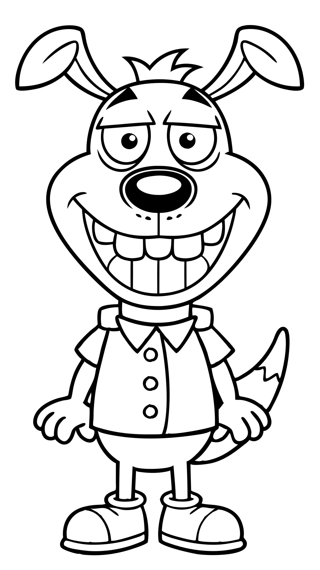 courage the cowardly dog coloring pages